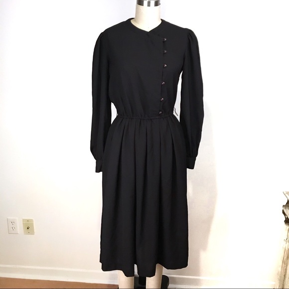Vintage Long Sleeve Midi Prairie Dress - Picture 2 of 7